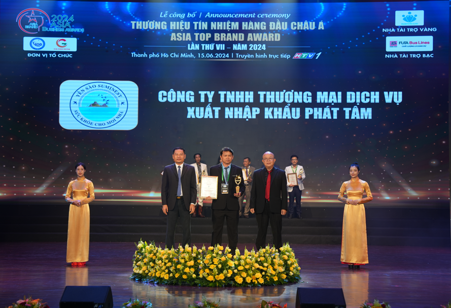 Giải thưởng “Top 10 Thương Hiệu Tín Nhiệm Hàng Đầu Châu Á 2024” 1 image 2
